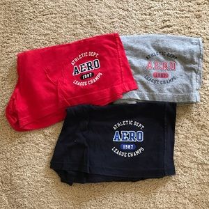 Bundle of 3 AERO Boyfriend Athletic Sleep Shorts